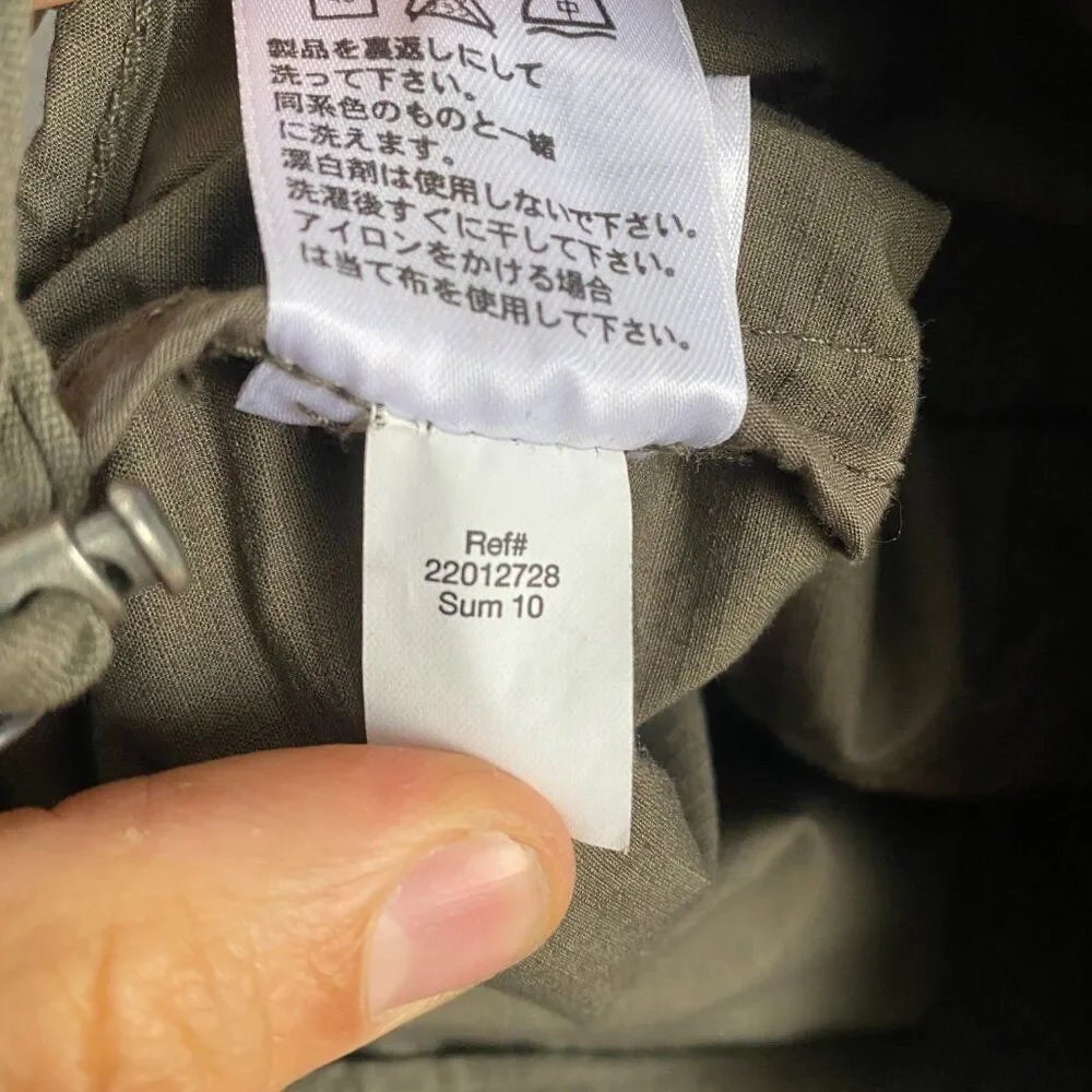 Eddie Bauer Field Jacket Green Color Hiking Outdoor Camping XL